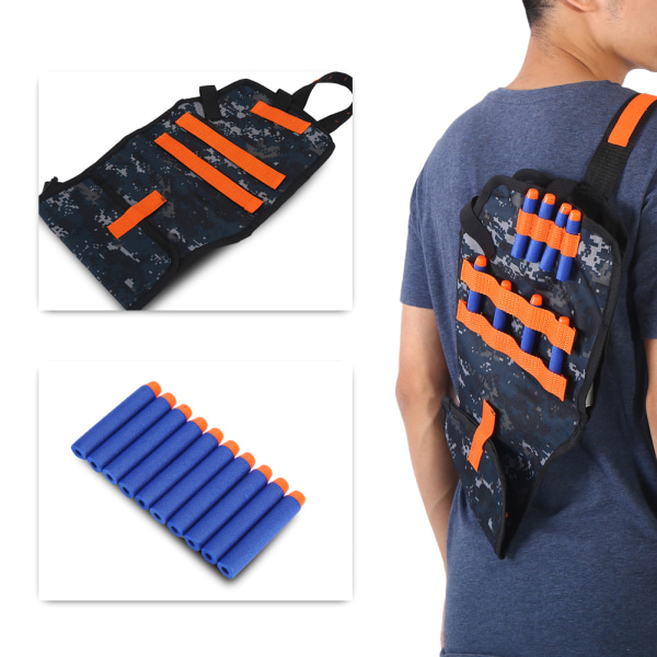 Toy Gun Justerbart bälte Mjuk EVA Bullet Cartridge Holder Clip Kit för barn