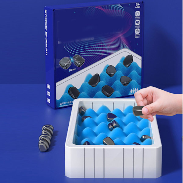 Magnetiskt Schackspel, Magnetbr?dspelet, Roligt Bordsspel med Magneter, Familjespel f?r Barn och Vuxna