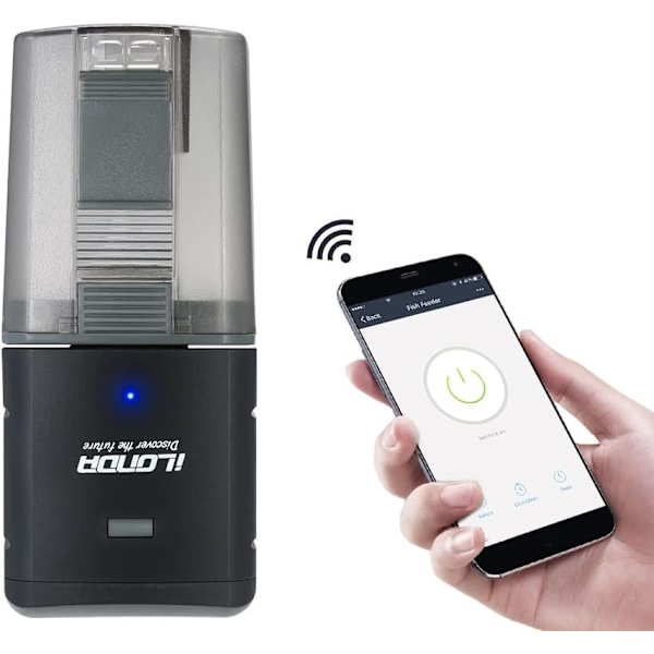 Smart Akvarietillbehör, Automatisk Fiskmatare med App Lychee-kontroll, WiFi Programmerbar Matning för Dina Älskade Husdjur Hemma eller Borta
