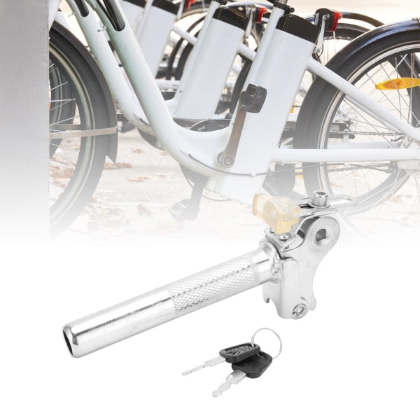 Elektrisk cykelstolpe hopfällbar cykel metallstolpstub lätt att installera cykeltillbehör