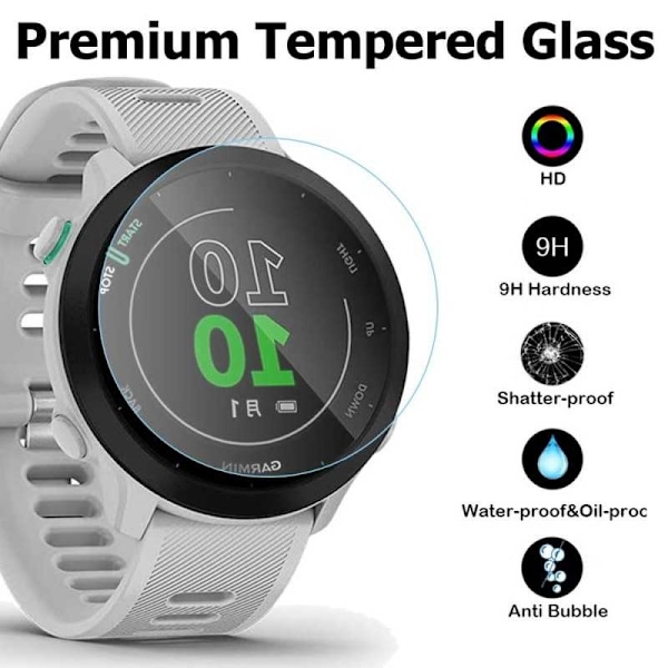 Garmin Forerunner 55 Härdat Glas 0.2mm 9H 2.5D Transparent