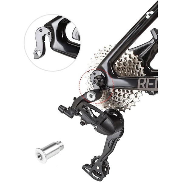 Växel för Mountainbikes, Smidig Växling Bakväxel, Aluminiumlegering Lång Cage Kompatibel med 7/8/9 Växlar