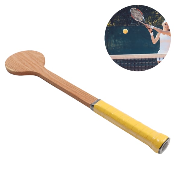 Tennis Pointer Spoon Wood Sweet Pointer Trainer Racket Swing Träningshjälp med förvaringsväska för sport55cm/21,7in version