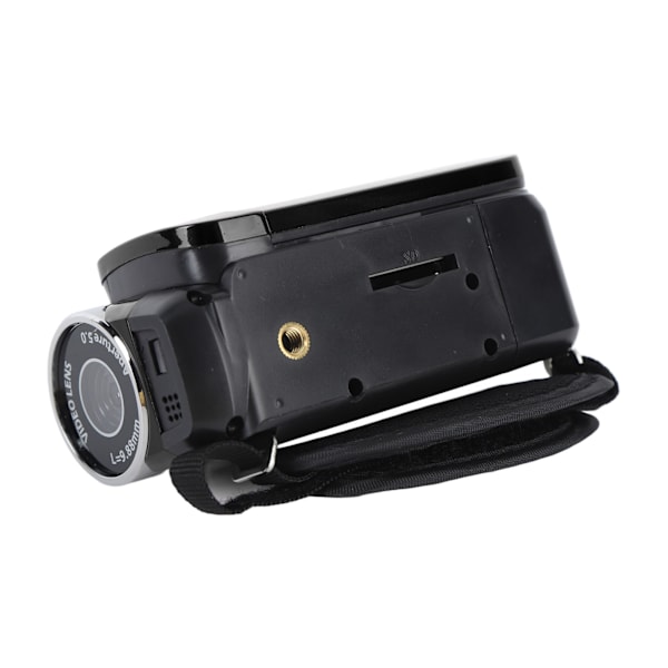 1080P 16MP DV-kamera 2,7 tum TFT roterbar skärm 16x digital zoom videokamera med USB-kabel svart