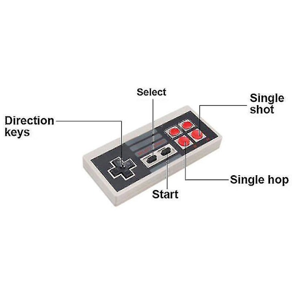 Inbyggd 620 Mini Nes Tv Videospelskonsol Klassisk Retro Videospel