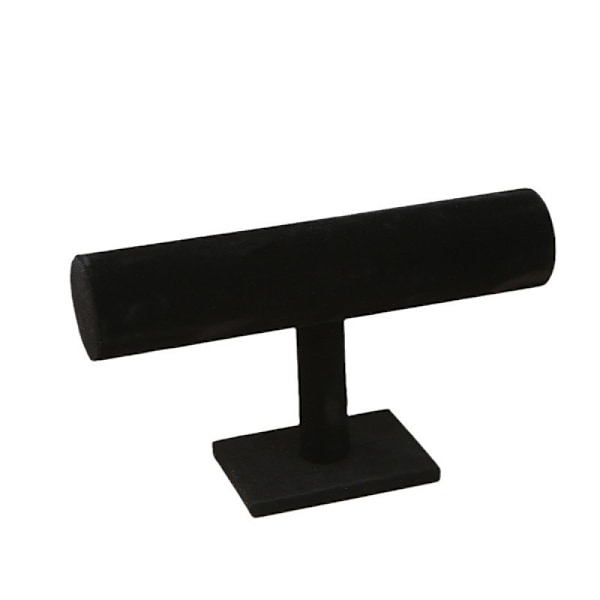 Elegant Smyckesställ, Multifunktionellt Smyckesställ T-Bar Design för Hem- och Butiksdisplay Sammet Finish Repskydd