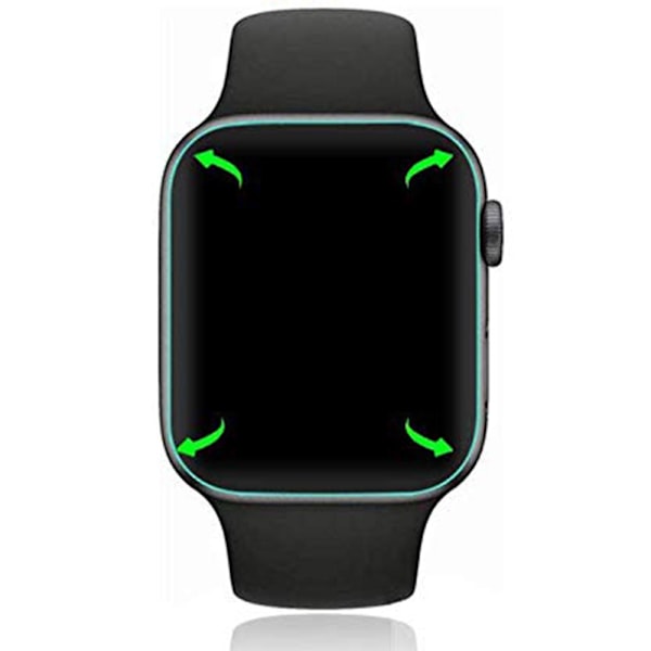 Mjukt Skärmskydd PET Apple Watch Series 5/4 40/44mm Transparent/Genomskinlig 44mm Transparent/Genomskinlig 44mm