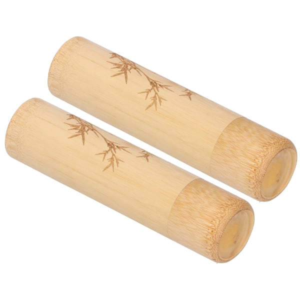 2st Bambu Tube Naturligt Miljövänligt Kolsyrat