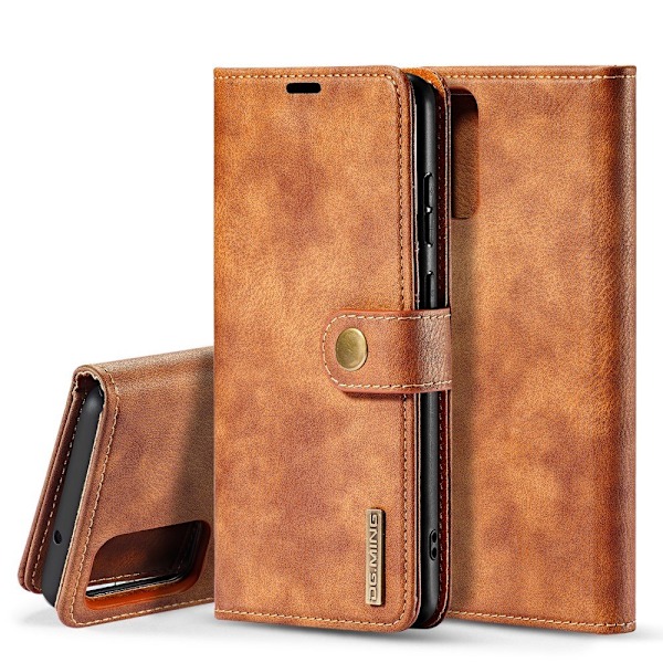 Samsung Galaxy S20 Plus - DG.MING Magnet/Pl?nboksfodral - Brun Brown Brun