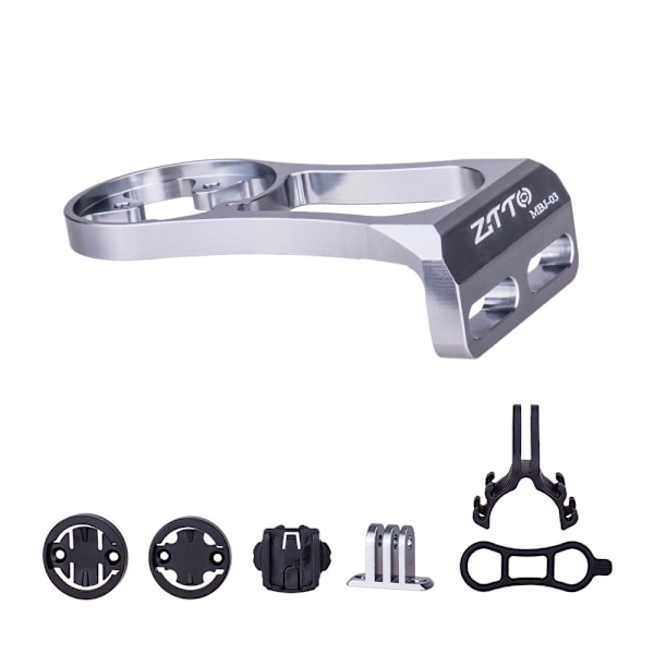 Titanium Out Front-fäste för förbättrad cykelupplevelse, säker fastsättning för Garmin Edge, Bryton Rider & Cateye, CNC-bearbetad aluminium säkerställer