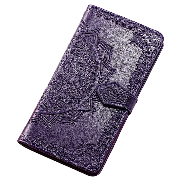 Plånboksfodral, Flip Case PU-läder Präglad Folio Magnetisk Stativskydd Kortfack för iPhone 14 Pro color