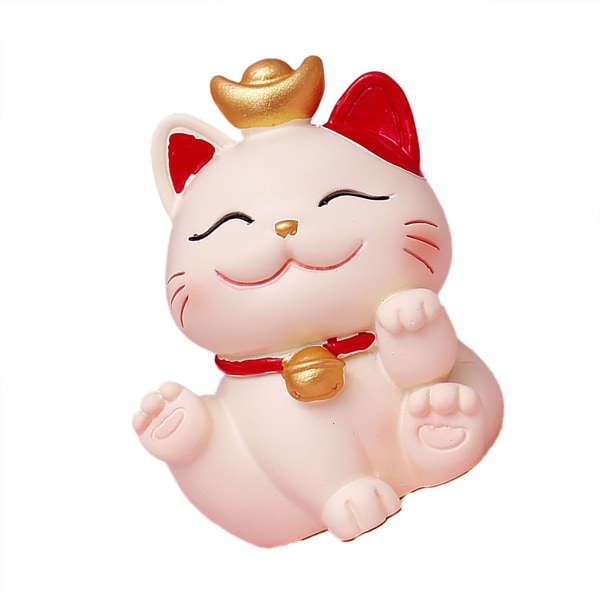 Lucky Cat Ornament Synthetic Resin Fortune Cat Statue
