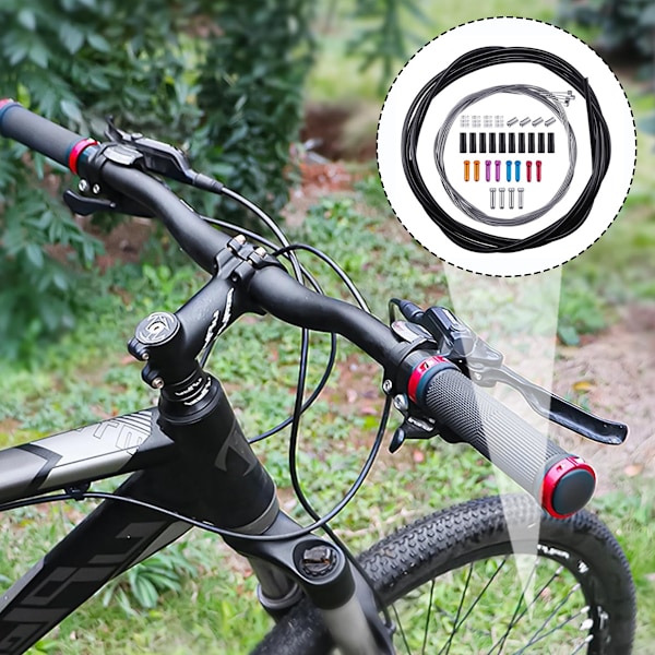 Växelvajersystem, Universell Växelvajerkit för SRAM Shimano MTB, PTFE-belagda Vajrar Säkerställer Smidig Funktion, Hög Slitstyrka för