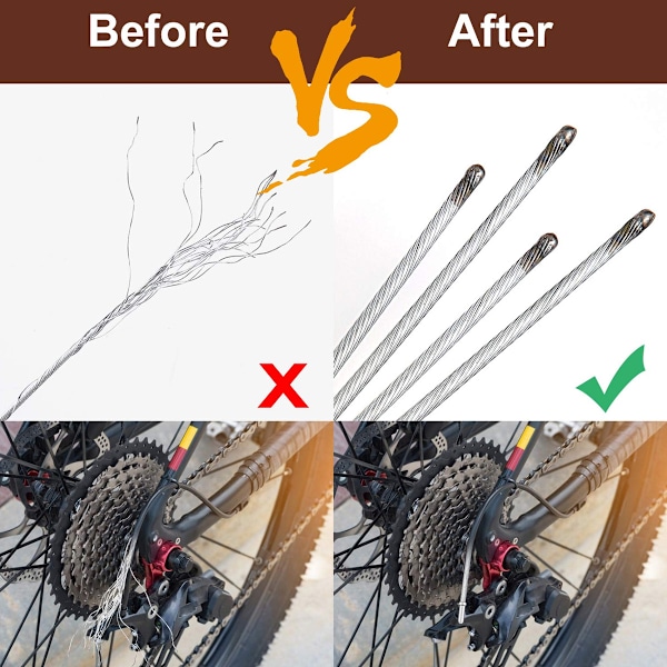 Växelvajersystem, Universell Växelvajerkit för SRAM Shimano MTB, PTFE-belagda Vajrar Säkerställer Smidig Funktion, Hög Slitstyrka för