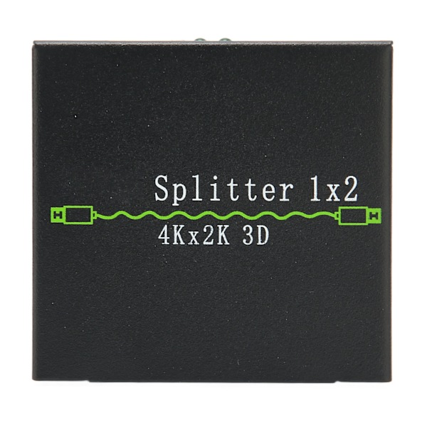 HD Multimedia Interface Splitter 1 in 2 Ut 4K 30Hz Aluminiumlegering Skärmsplitter 100‑240VUS Kontakt