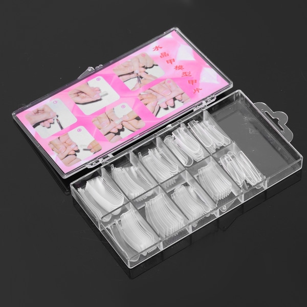 Nail Art Tools Set Nageltorklampa Förlängning Glue Builder Manikyr Förlängning Transparent