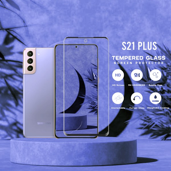 Samsung S21 PLUS - 9H Härdat Glass - 3D Super Kvalitet