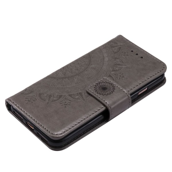 iPhone 7/8/SE (2020/2022) - Mandala Plånboksfodral - Grå Grey Grå