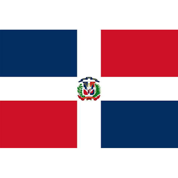 Dominikanska Republiken Flagga Dominican Republic Dominican Republic