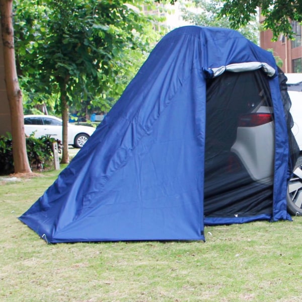 Bil Camping Tält Markis Förlängning Tält Regnsäkra dubbellager med förvaringsväska för SUV Bil baklucka