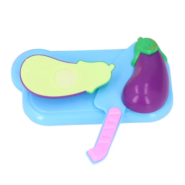 Barnkök Leksak Plast Simulering Pedagogisk Barn Mat Frukt Skärning Lekset för Pojkar Flickor 23 Delar Set A2301