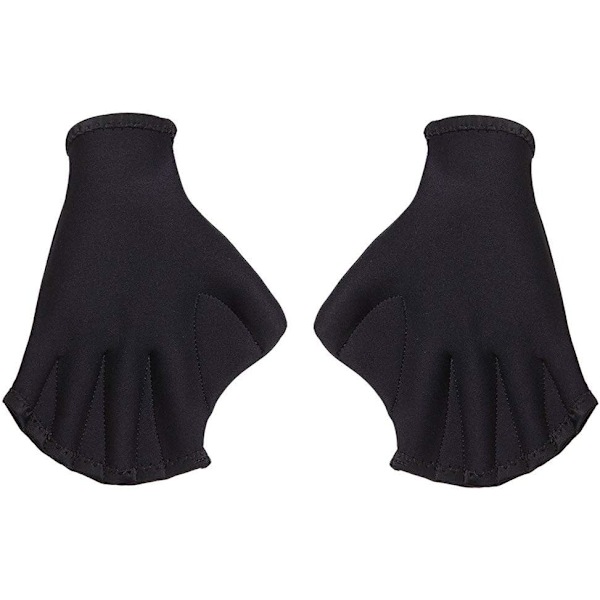 Aquatic Simhandskar, Överlägsen Vattenresistens Neopren Träningshandskar för Förbättrade Poolträningspass, Flexibel Ventilerande Design med Justerbar