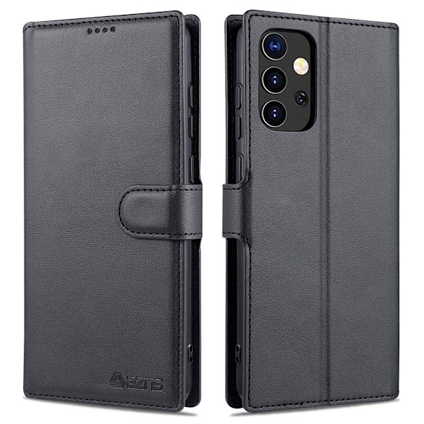 Samsung Galaxy A32 5G - Stilsäkert Praktiskt Plånboksfodral AZNS Blå Blå