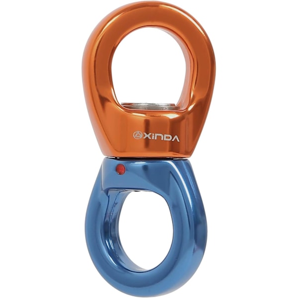 Industriell Swing Swivel, Rotationsanordning i Aluminium-Magnesiumlegering, Kompakt Design för Arboristräddning, Bergsklättring, Smidig Rotation utan Trassel