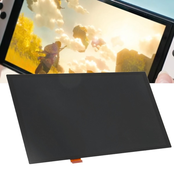 Konsol Monterad LCD Display Set Ersättning Monterad LCD-skärm med Digitizer Touch Screen Delar för Switch OLED
