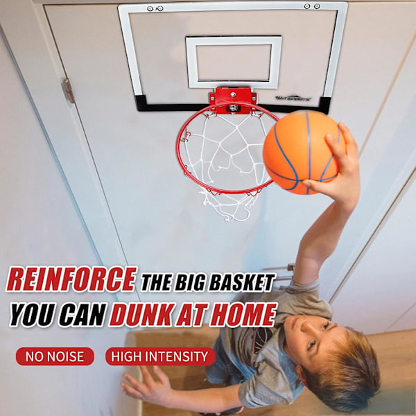 Kraftig Dunks Basketbollkorg i Stål, Komplett Paket För Inom- och Utomhusbruk Med Vattentät Stålkonstruktion, Designad För Hållbarhet Och
