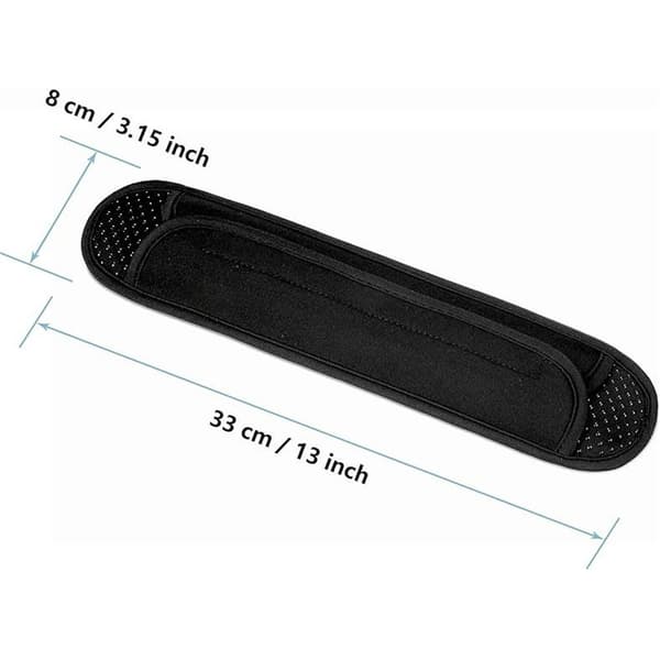 2-pack universell axelvaddering med extra tjock dämpning för väskor, bagage och axelremsväskor, extra lång, halkfri och ventilerande