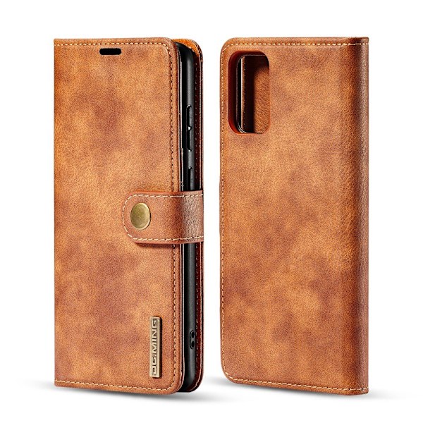 Samsung Galaxy S20 - DG.MING Magnet/Pl?nboksfodral - Brun Brown Brun