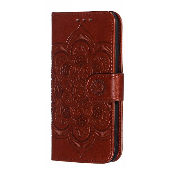 iPhone 7/8/SE (2020/2022) - Mandala Plånboksfodral - Brun Brown Brun