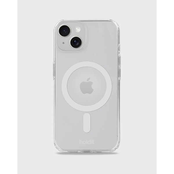 Holdit MagSafe Case iPhone 15/14/13 White/Transparent