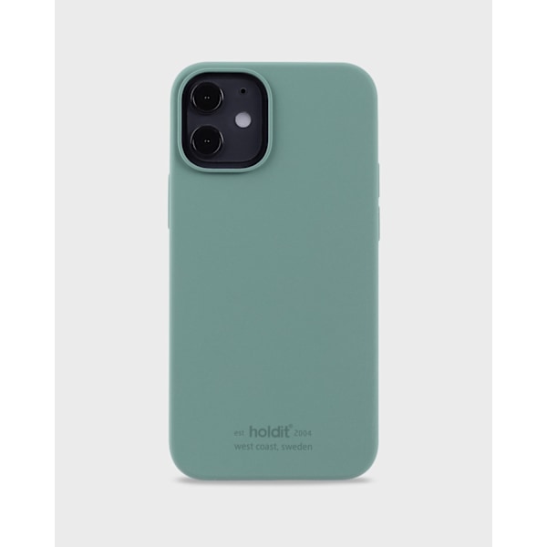 Holdit Silicone Case iPhone 12 Mini Moss Green