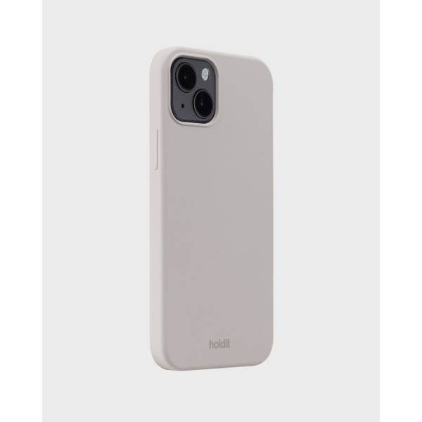 Holdit Silicone Case iPhone 15 Plus Taupe