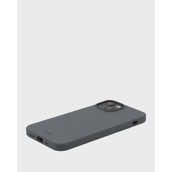 Holdit Silicone Case iPhone 14/13 Space Gray