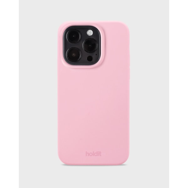 Holdit Silicone Case iPhone 15 Pro Pink