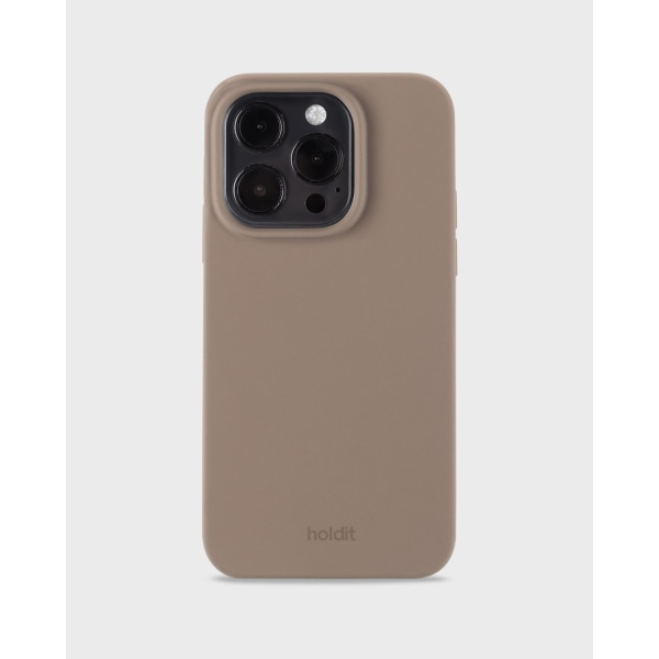 Holdit Silicone Case iPhone 14 Pro Mocha Brown