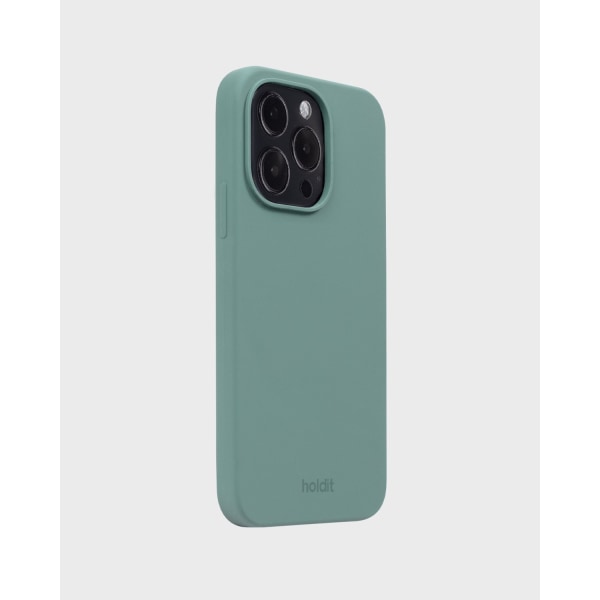Holdit Silicone Case iPhone 14 Pro Moss Green