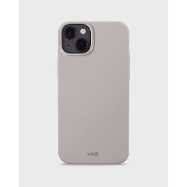 Holdit Silicone Case iPhone 15 Plus Taupe