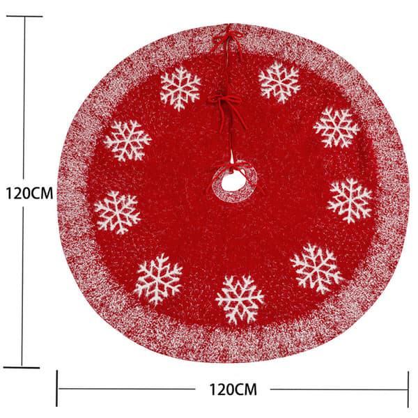 Julgransmatta Stickad Julgransmatta Förkläde Julgransmatta
