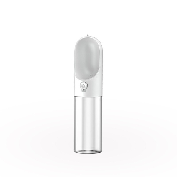 Vanndispenser, 400 ml (hvit) Reisesett for hunder