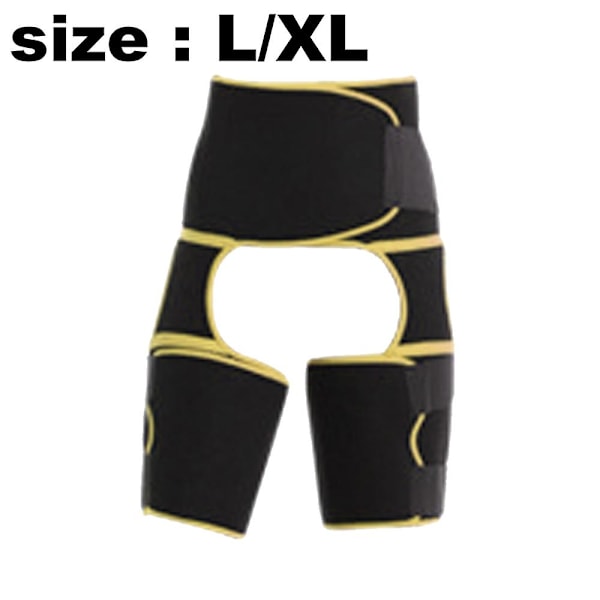 Trenings Shapewear, Body Trainer for vekttap hverdagsbruk Yellow L XL
