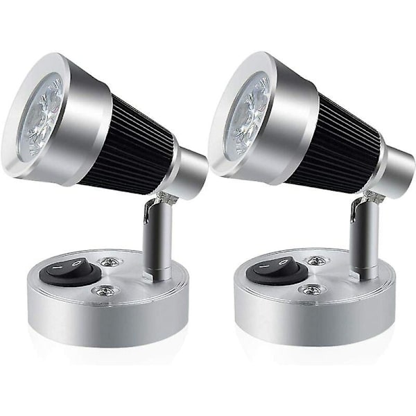 12v LED RV-læselampe, 3w RV-læselampe RV-spotlight væglampe til RV indendørs