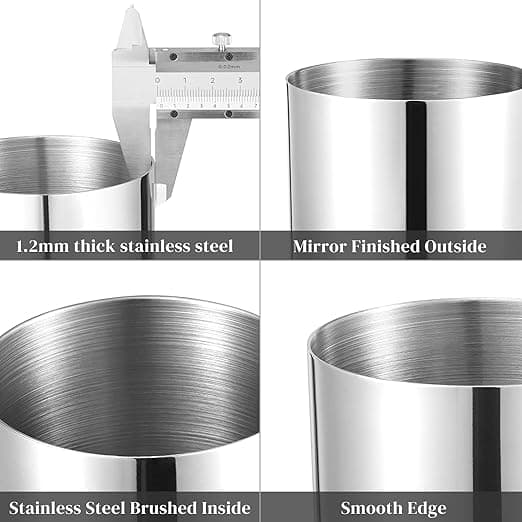 1 Stycke Silver Office Silver Pennskål, Rostfritt Stål Penna