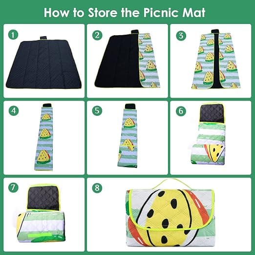 200x200CM picknickfilt vattentät, utomhus picknickmatta