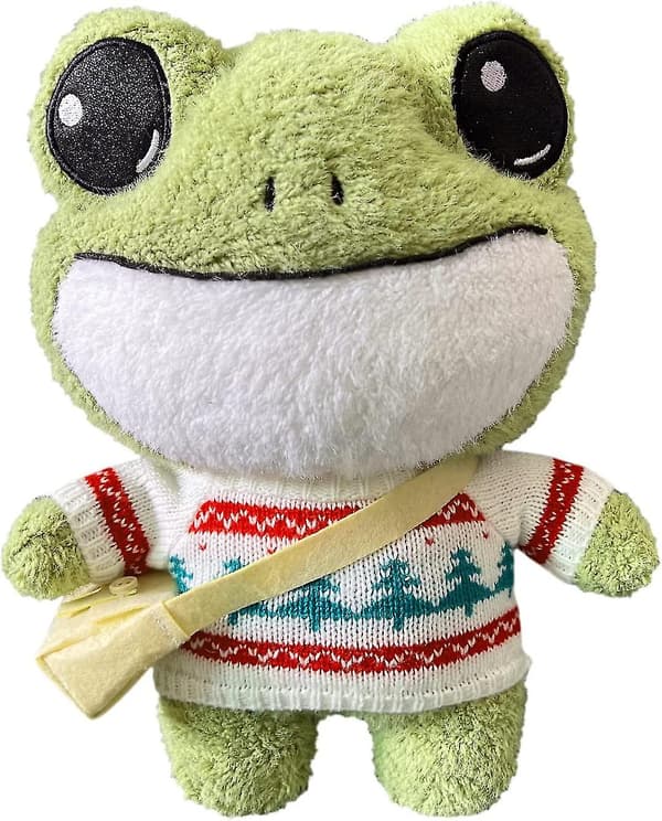 Plush Giant Frog Pehmolelu, 29 Tuumaa Suuri A Green-c