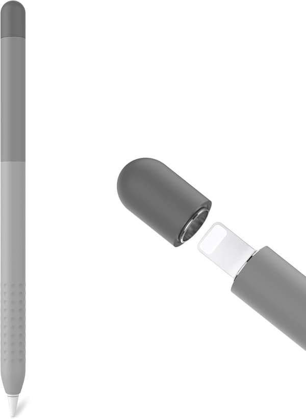 (Grå) Apple Pencil 1. generations etui, gradientfarvet silikone
