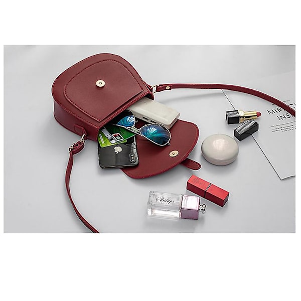 Liten aftonväska för kvinnor, crossbodyväska, kedjeväska, axelväska, röd clutch, svart handväska, formell väska A916-667 Red
